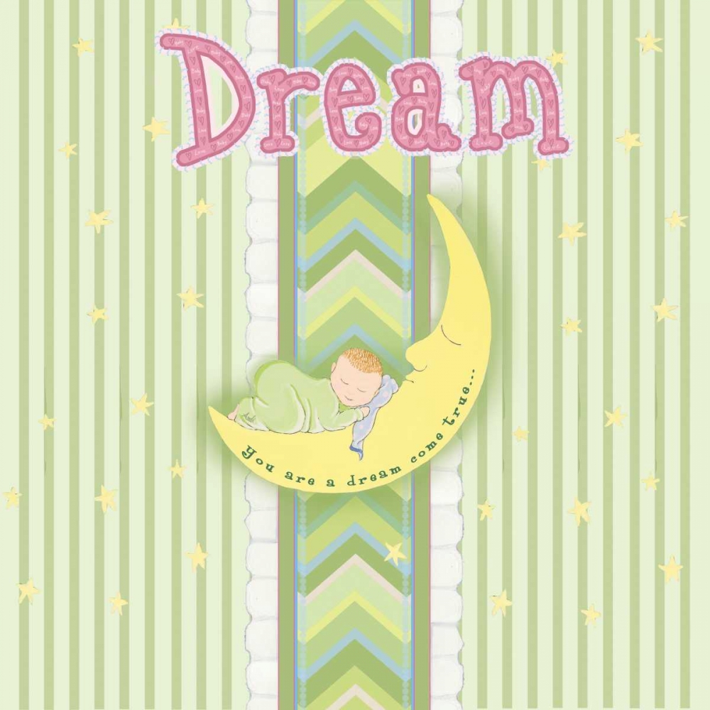 Sleepy Moon II art print by Andi Metz for $57.95 CAD