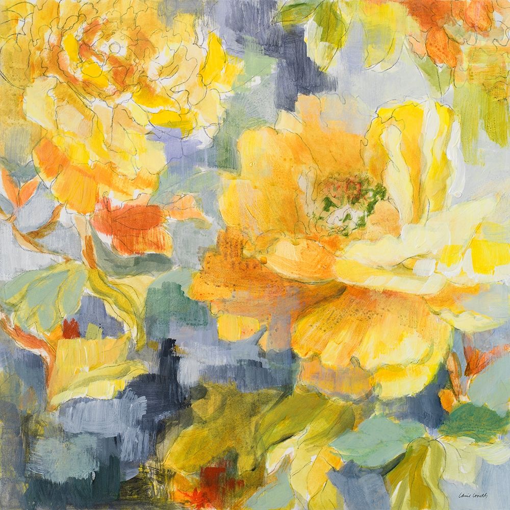 Modern Peonies I art print by Lanie Loreth for $57.95 CAD