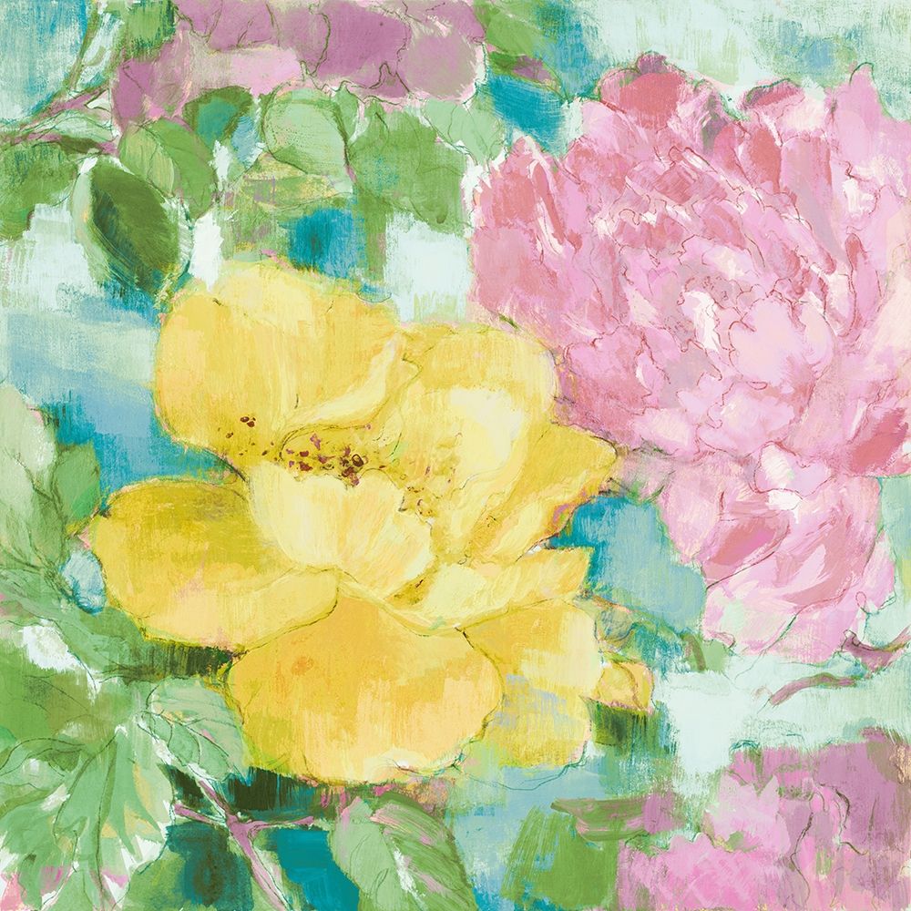 Modern Yellow Peonies II art print by Lanie Loreth for $57.95 CAD