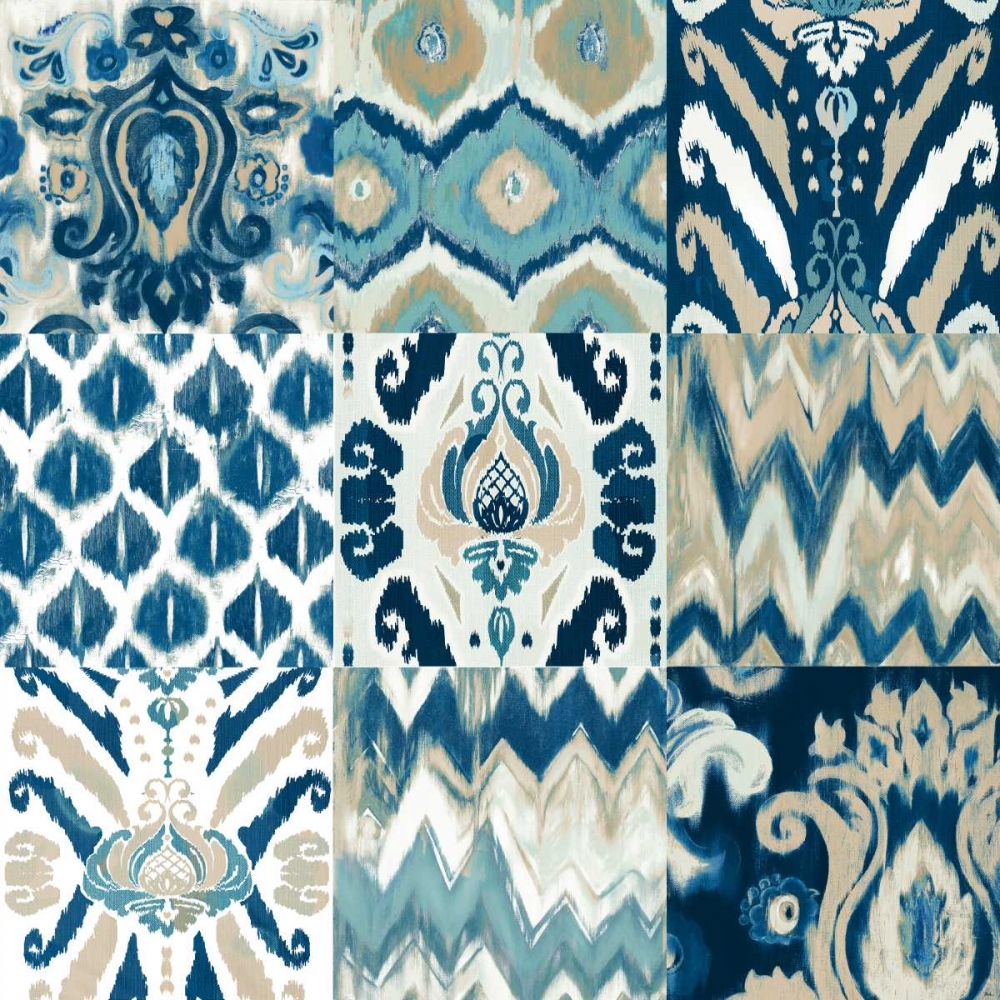 A Touch of Flourish Nine Patch art print by Patricia Pinto for $57.95 CAD