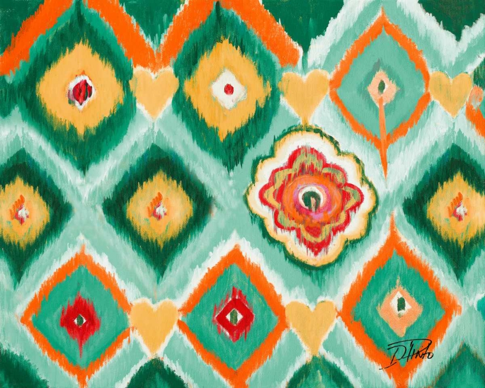 Tropical Ikat I art print by Patricia Pinto for $57.95 CAD