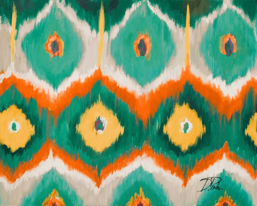 Tropical Ikat II art print by Patricia Pinto for $57.95 CAD