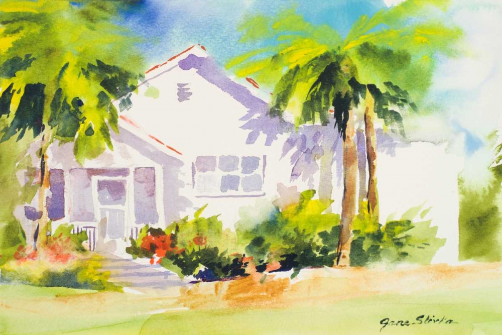Beach Cottage I art print by Jane Slivka for $57.95 CAD