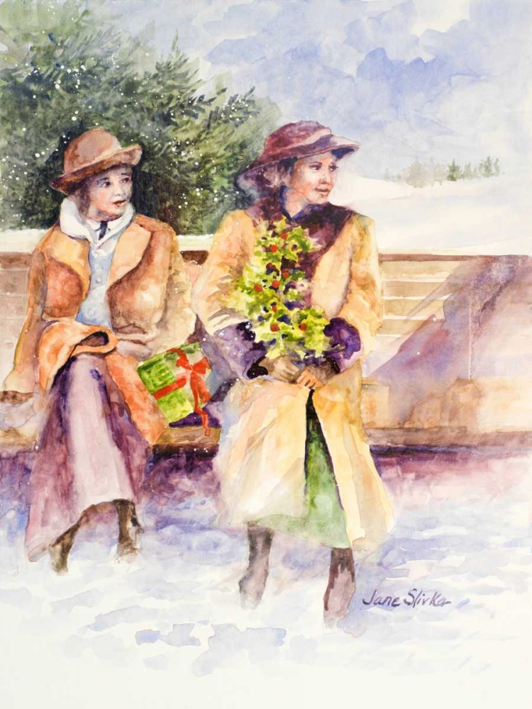 Holiday Spirit art print by Jane Slivka for $57.95 CAD