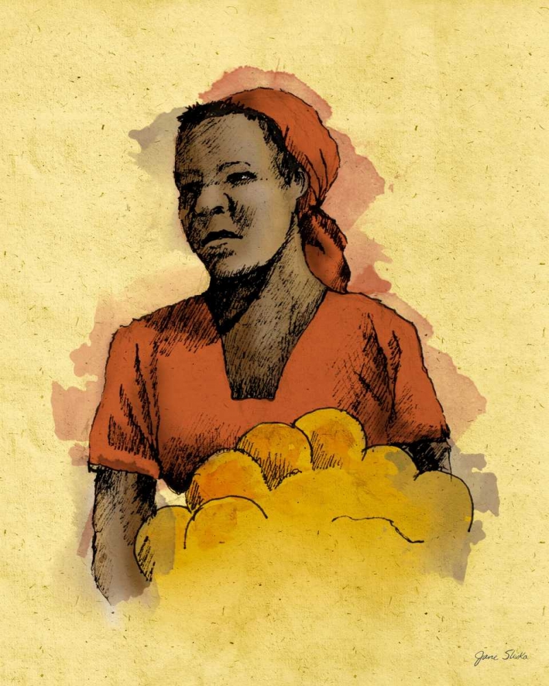 Sketched Woman in Color II art print by Jane Slivka for $57.95 CAD