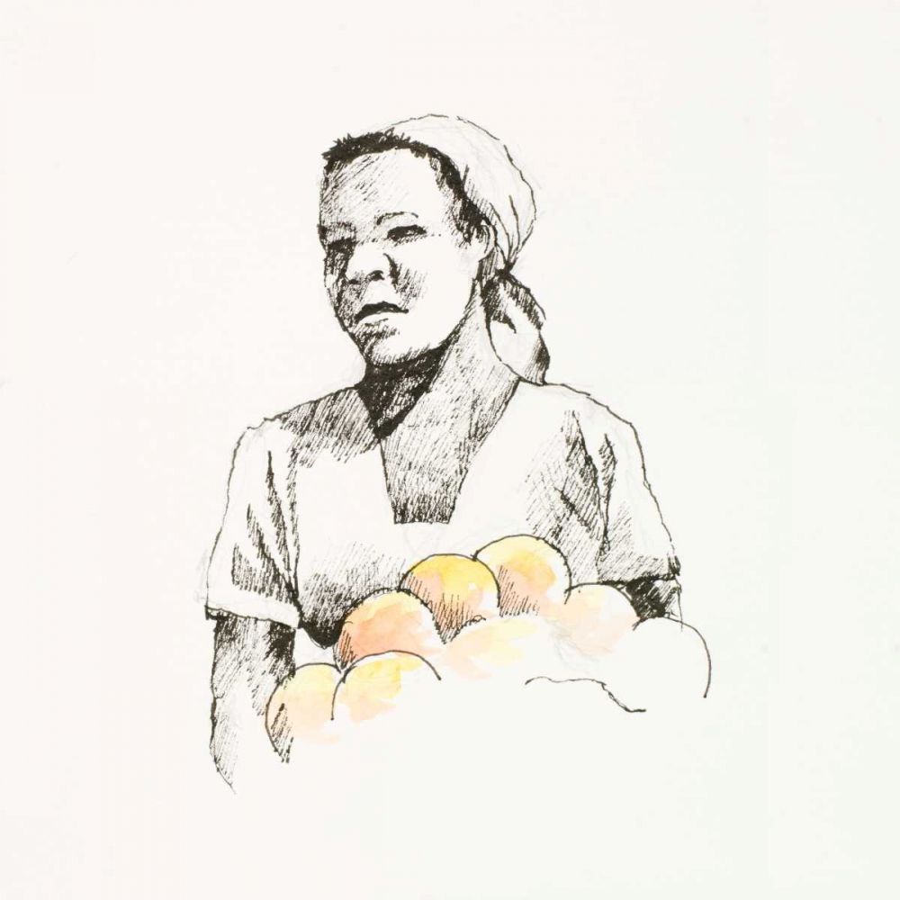Sketched Woman II art print by Jane Slivka for $57.95 CAD