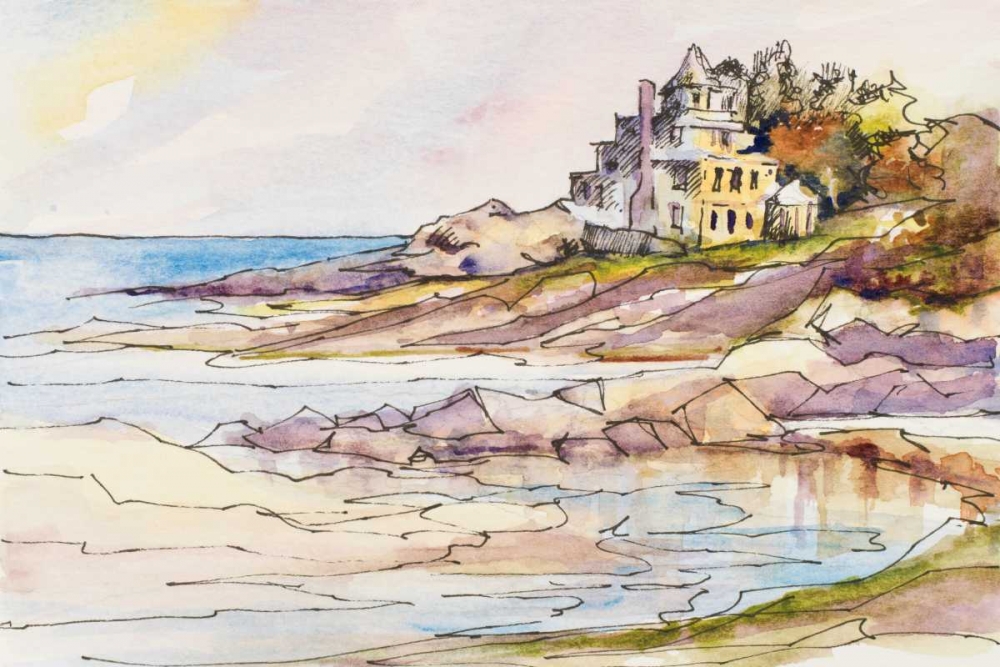 Waterfront II art print by Jane Slivka for $57.95 CAD
