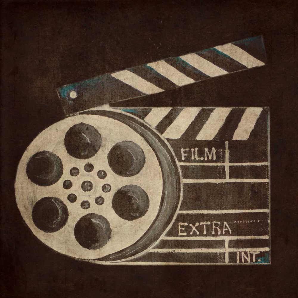 Now Showing Slate and Reel art print by Gina Ritter for $57.95 CAD