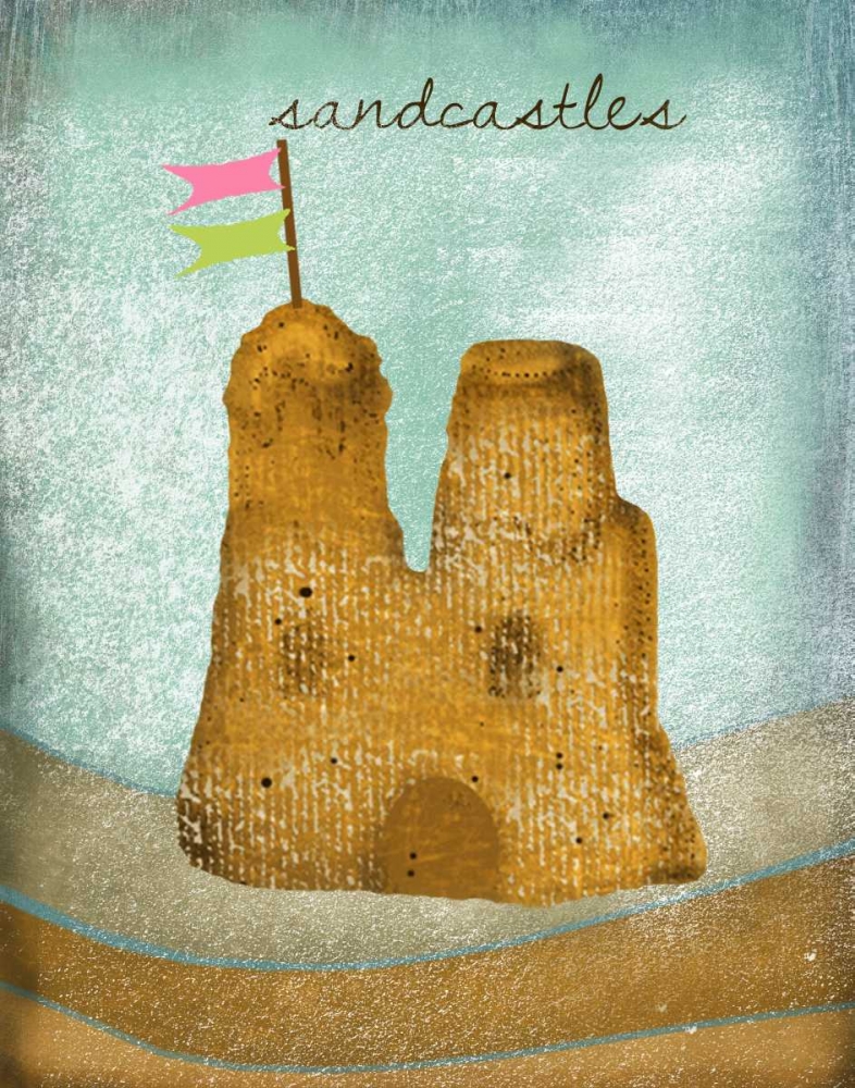 Sandcastles art print by Beth Albert for $57.95 CAD