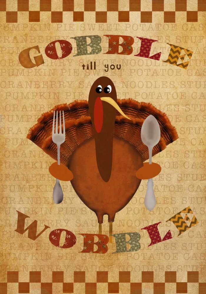 Gobble Wobble art print by Beth Albert for $57.95 CAD