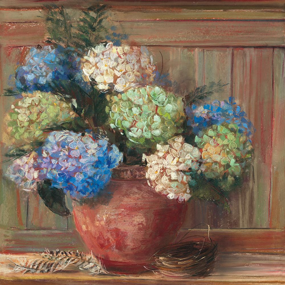 Summer Hydrangea art print by Carol Rowan for $57.95 CAD