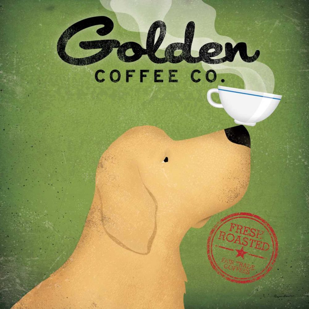 Golden Coffee Co art print by Ryan Fowler for $57.95 CAD