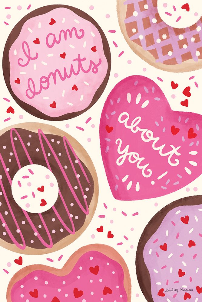 I Am Donuts About You art print by Lindley Wiesner for $57.95 CAD