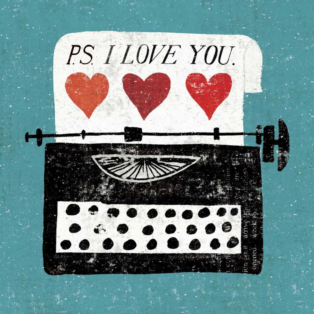 Vintage Desktop - Typewriter art print by Michael Mullan for $57.95 CAD