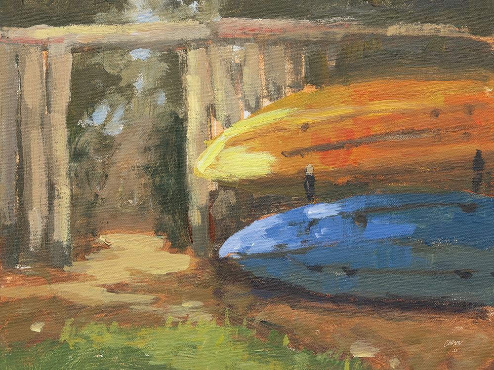 Kayaks Ready art print by Carson Overstreet for $57.95 CAD