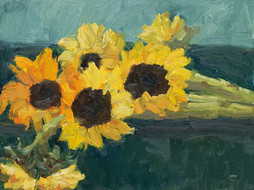 Freshly Cut Sunflowers art print by Carson Overstreet for $57.95 CAD