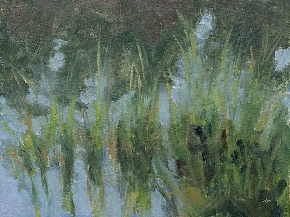 Marsh Reeds Reflecting art print by Carson Overstreet for $57.95 CAD