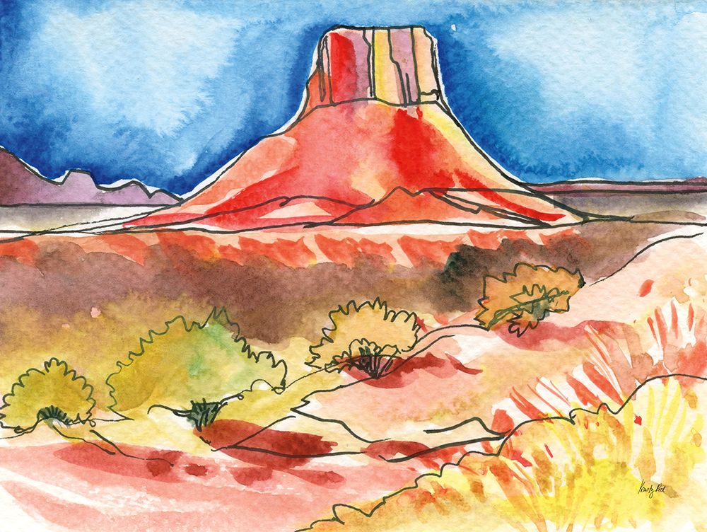 Summer Butte art print by Kristy Rice for $57.95 CAD
