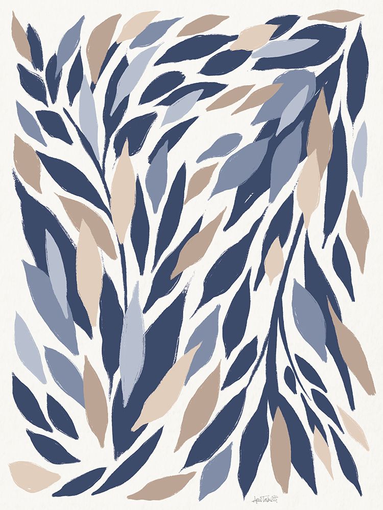 Leafy Lines Plain art print by Anne Tavoletti for $57.95 CAD