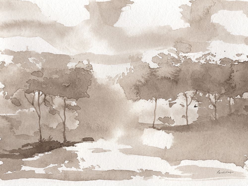 Sepia Trees art print by Pamela Munger for $57.95 CAD