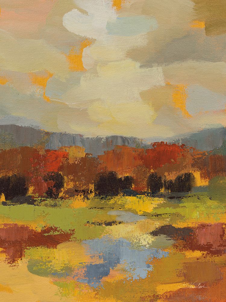 Marigold Landscape I art print by Silvia Vassileva for $57.95 CAD