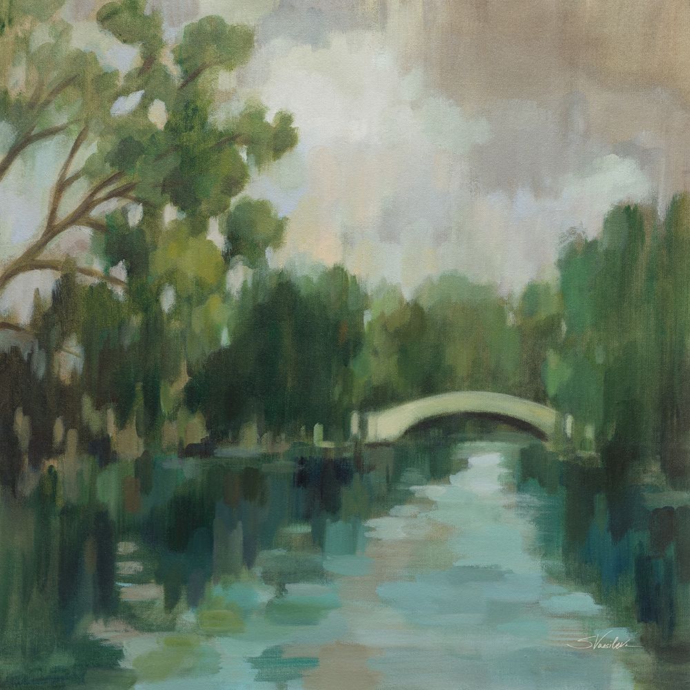 Willows by the Bridge art print by Silvia Vassileva for $57.95 CAD