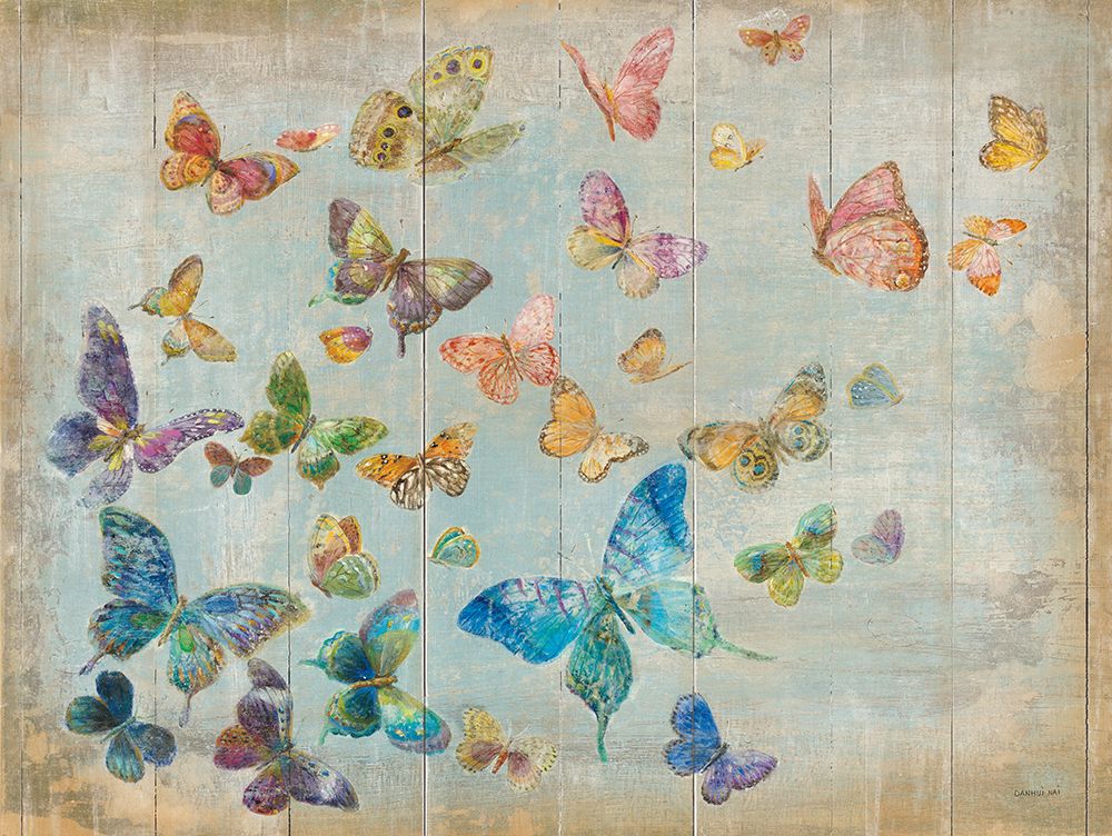 Butterflies art print by Danhui Nai for $57.95 CAD