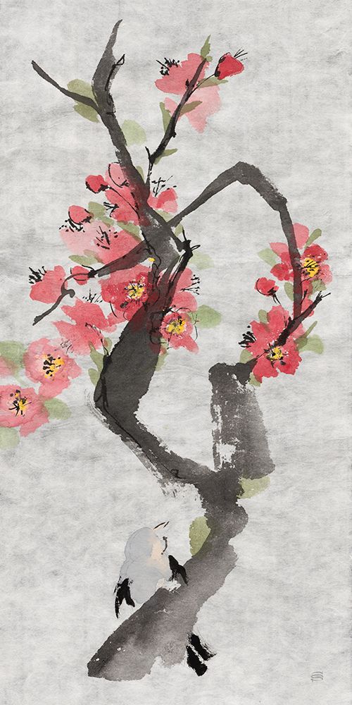 Pink Plum I art print by Chris Paschke for $57.95 CAD