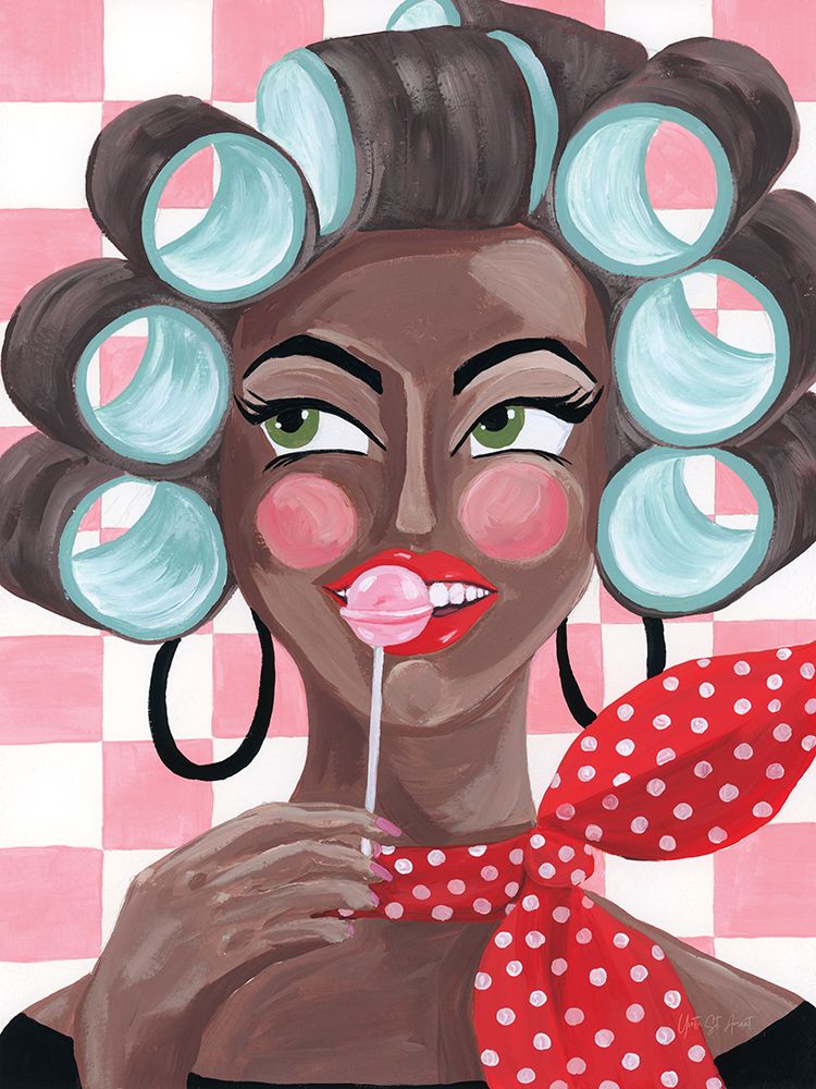 Salon Day I art print by Yvette St. Amant for $57.95 CAD