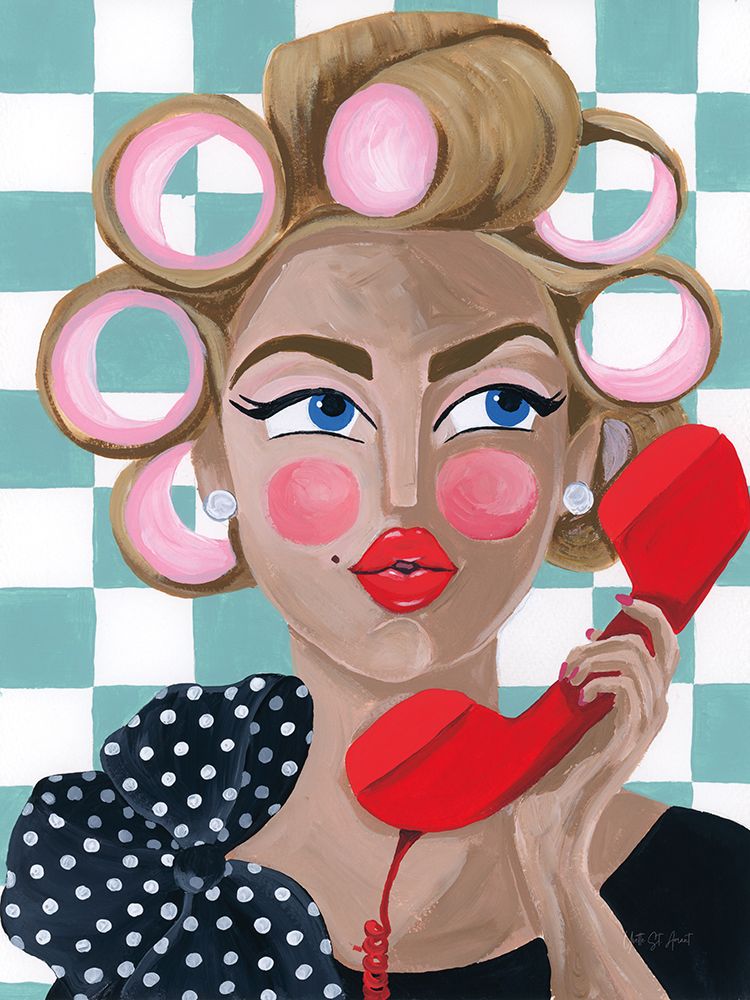 Salon Day II art print by Yvette St. Amant for $57.95 CAD