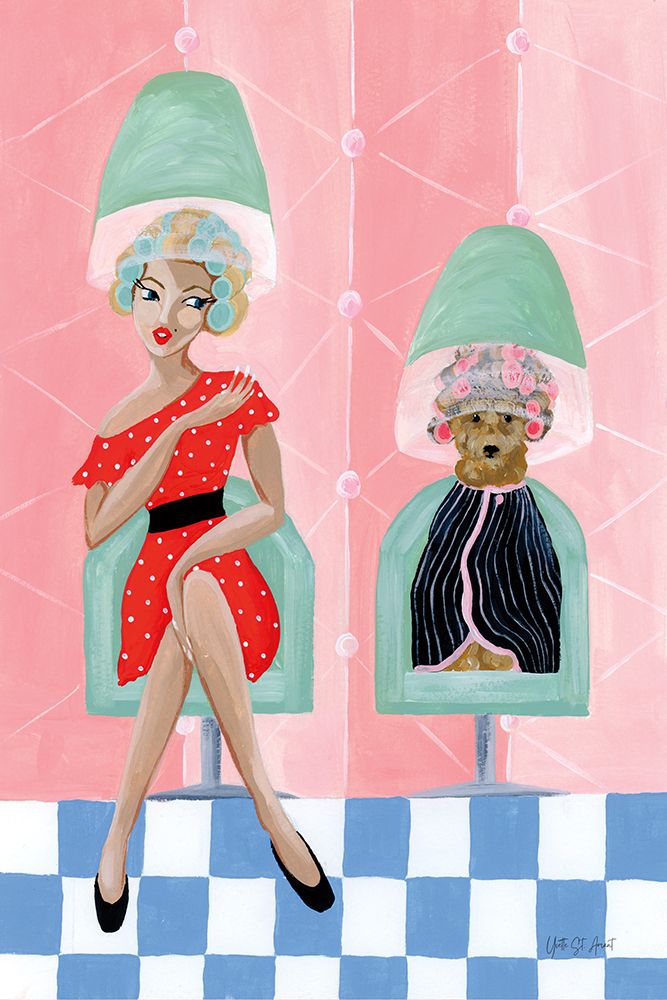 Curl Talk art print by Yvette St. Amant for $57.95 CAD