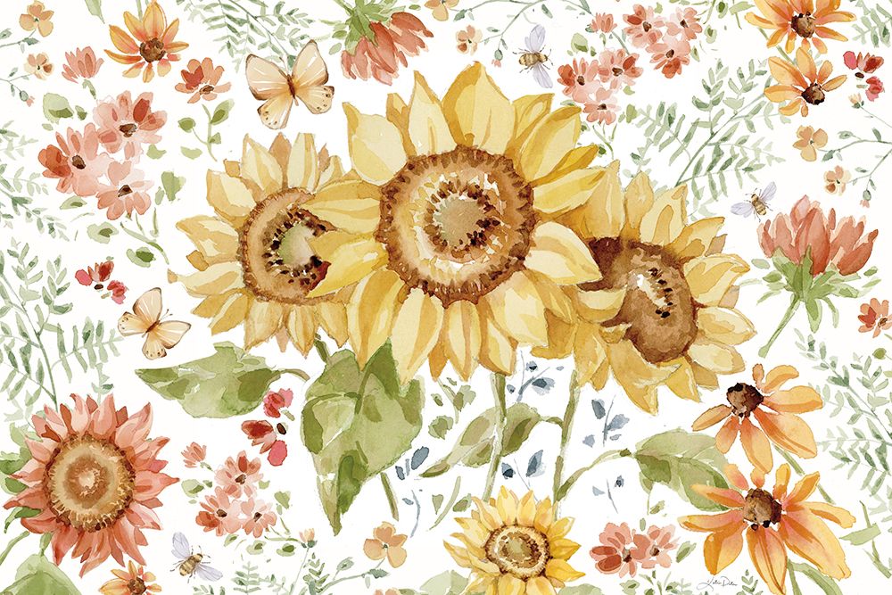 Fall Cottage Garden I art print by Katrina Pete for $57.95 CAD