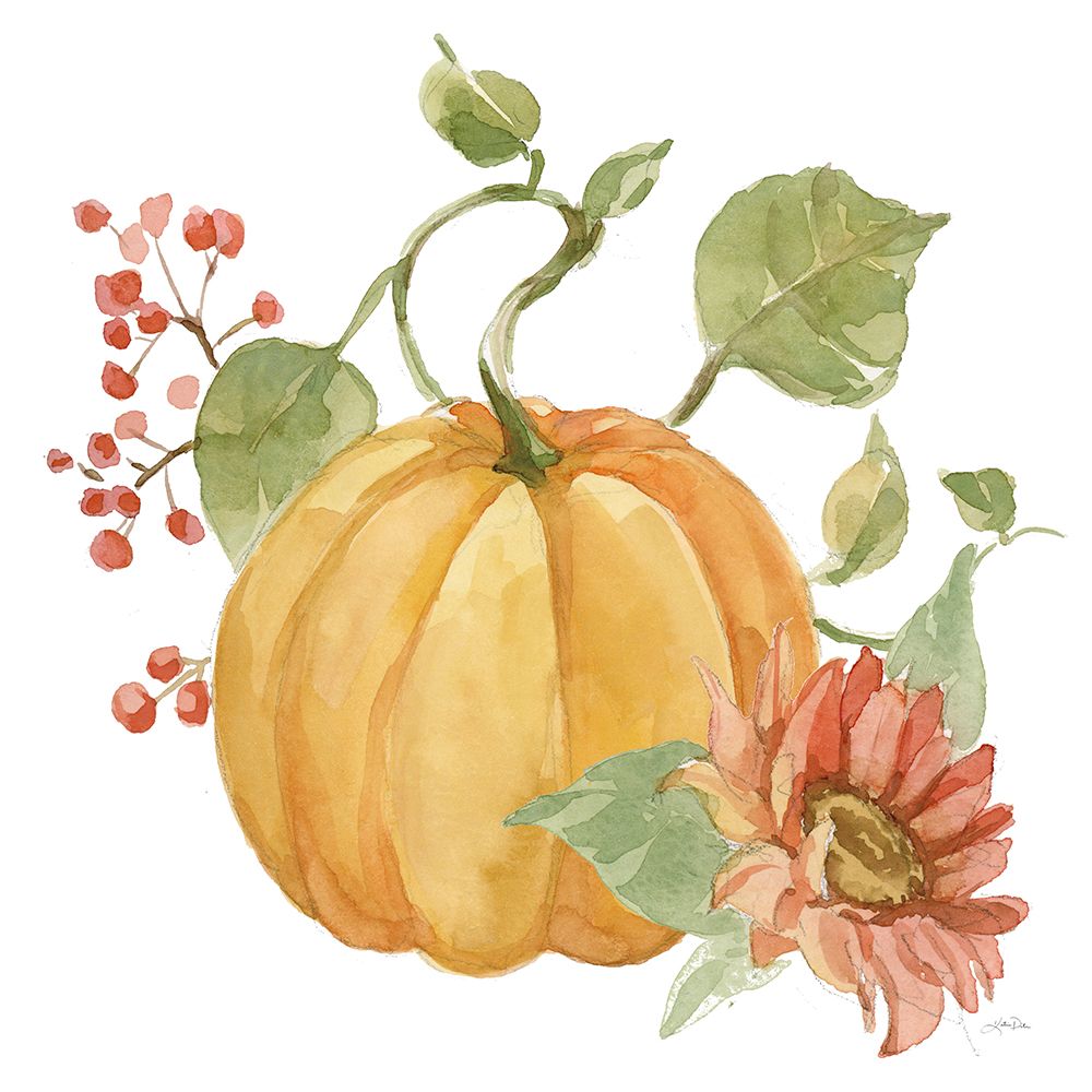 Fall Cottage Garden V art print by Katrina Pete for $57.95 CAD