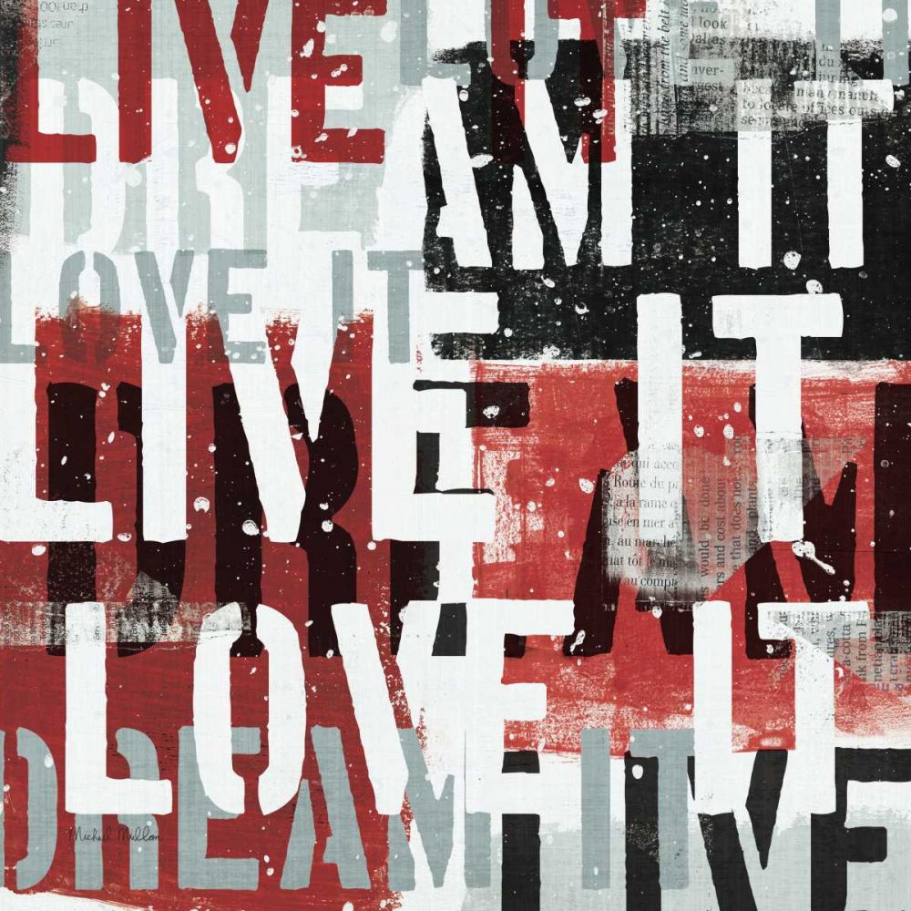 Live the Dream Black and White I art print by Michael Mullan for $57.95 CAD