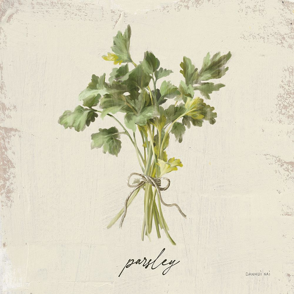 Rustic Herbs I Neutral art print by Danhui Nai for $57.95 CAD