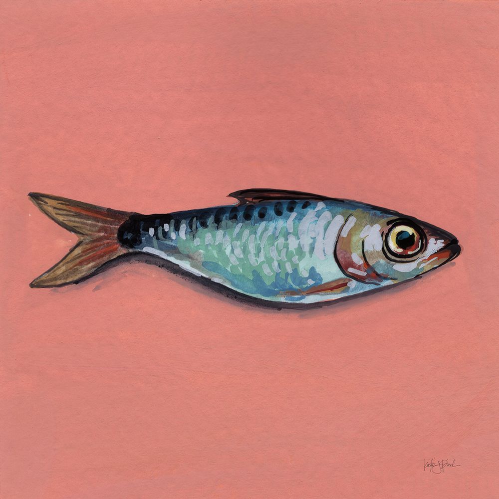 Single Sardine I art print by Kate Jarvik Birch for $57.95 CAD