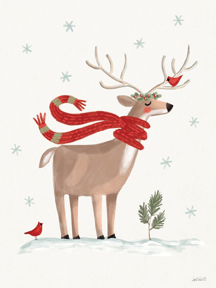 Frosty Fun IX art print by Anne Tavoletti for $57.95 CAD