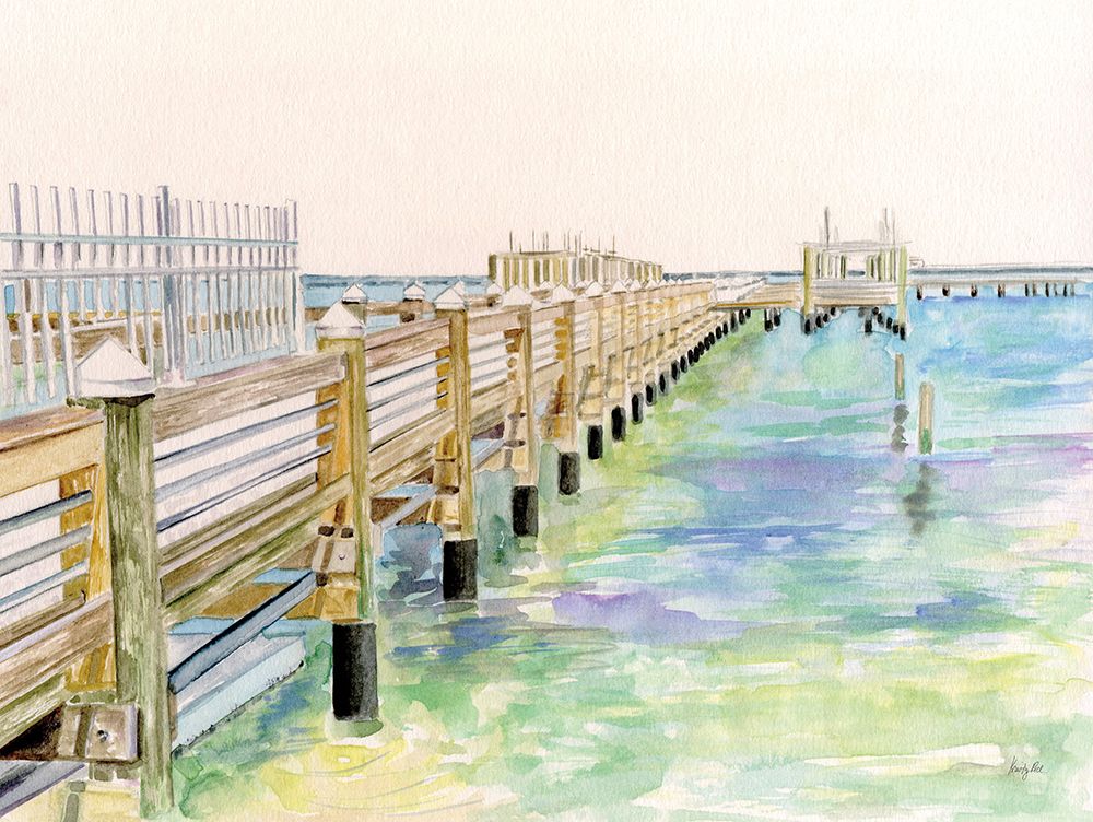 Pretty Pier art print by Kristy Rice for $57.95 CAD