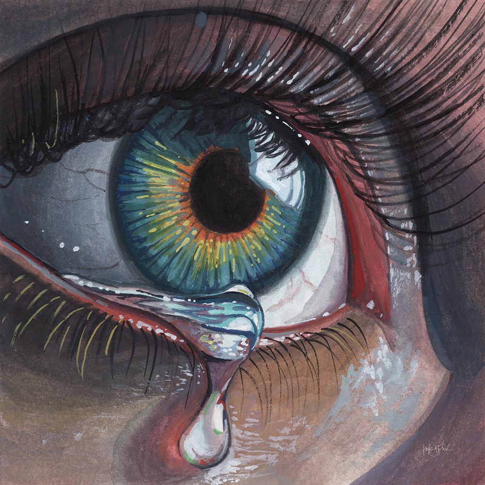 Single Teardrop art print by Kate Jarvik Birch for $57.95 CAD