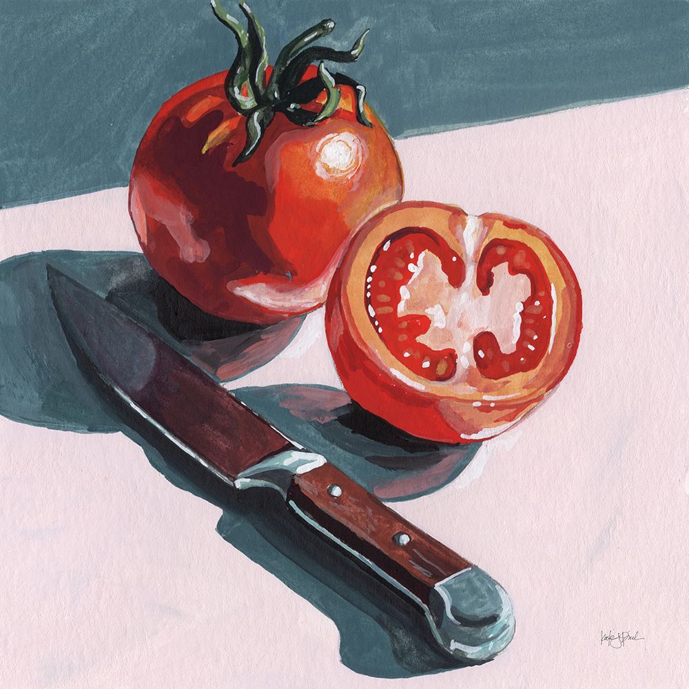 Fresh Sliced Tomato art print by Kate Jarvik Birch for $57.95 CAD