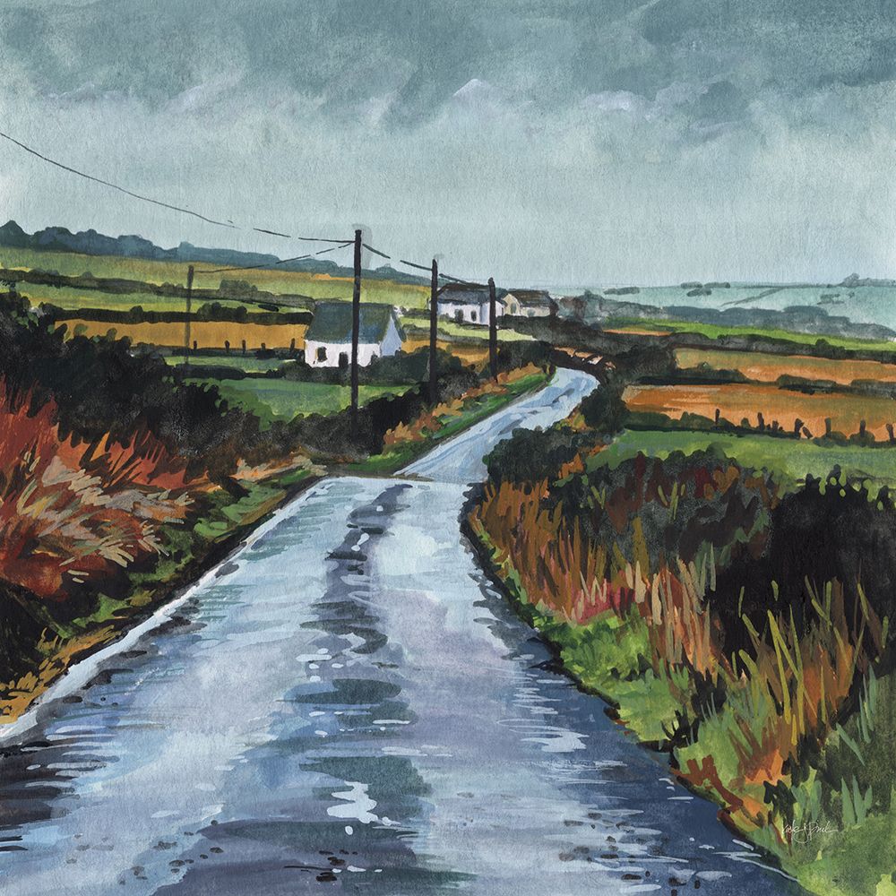 Rainy Back Road art print by Kate Jarvik Birch for $57.95 CAD