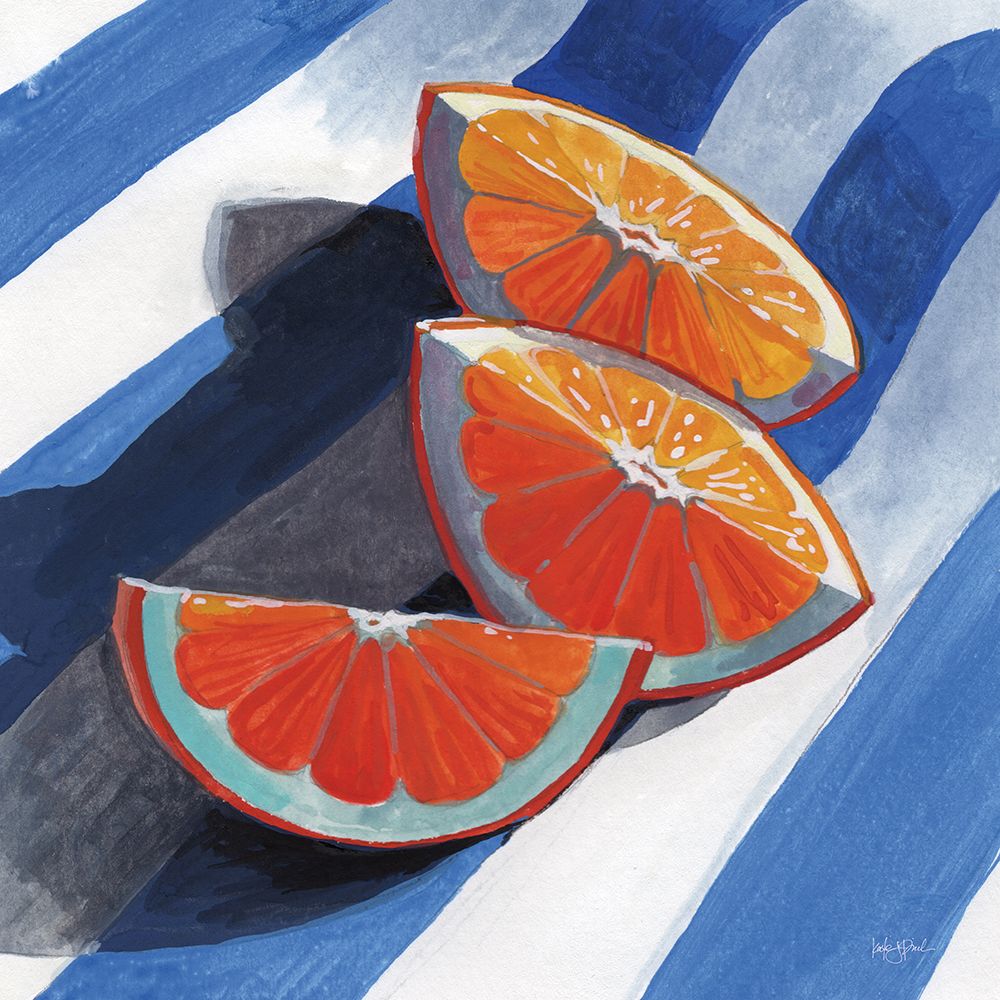 Three Citrus Slices art print by Kate Jarvik Birch for $57.95 CAD