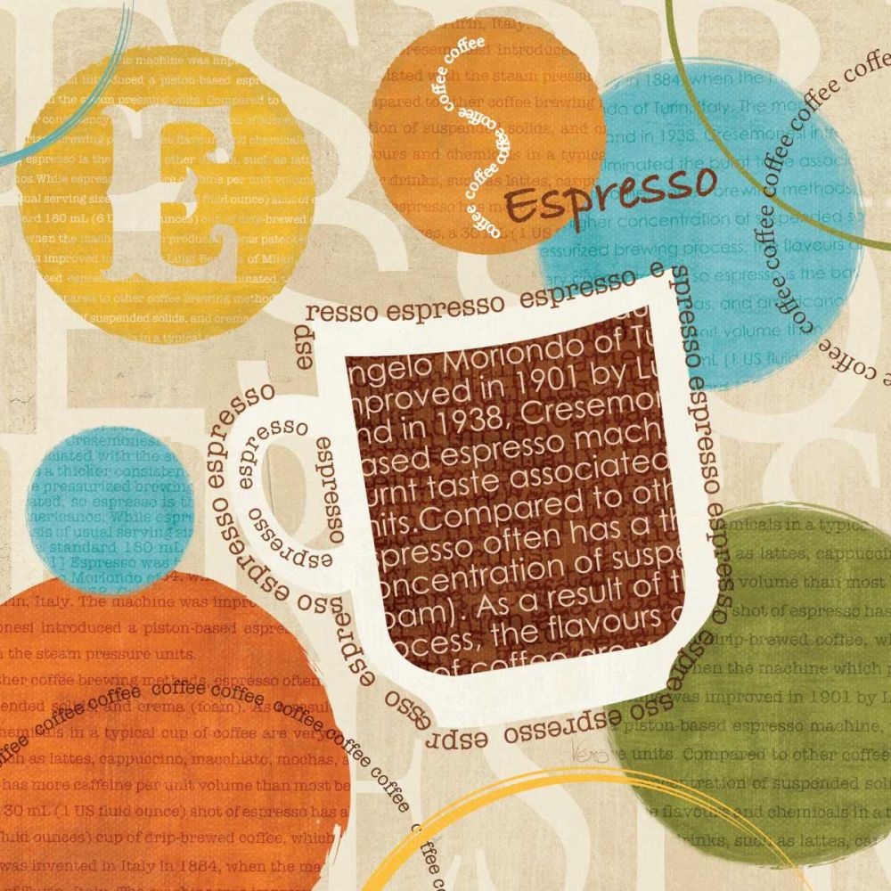 All About Coffee III art print by Veronique Charron for $57.95 CAD