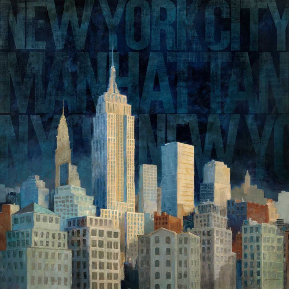 Midnight in Midtown Words art print by Avery Tillmon for $57.95 CAD