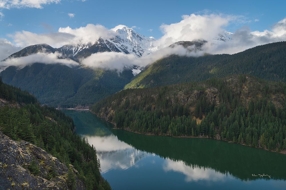 Diablo Lake and Colonial Peak art print by Alan Majchrowicz for $57.95 CAD