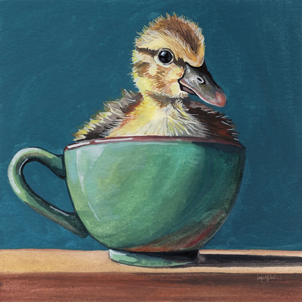 Springtime Cup of Cuteness II art print by Kate Jarvik Birch for $57.95 CAD