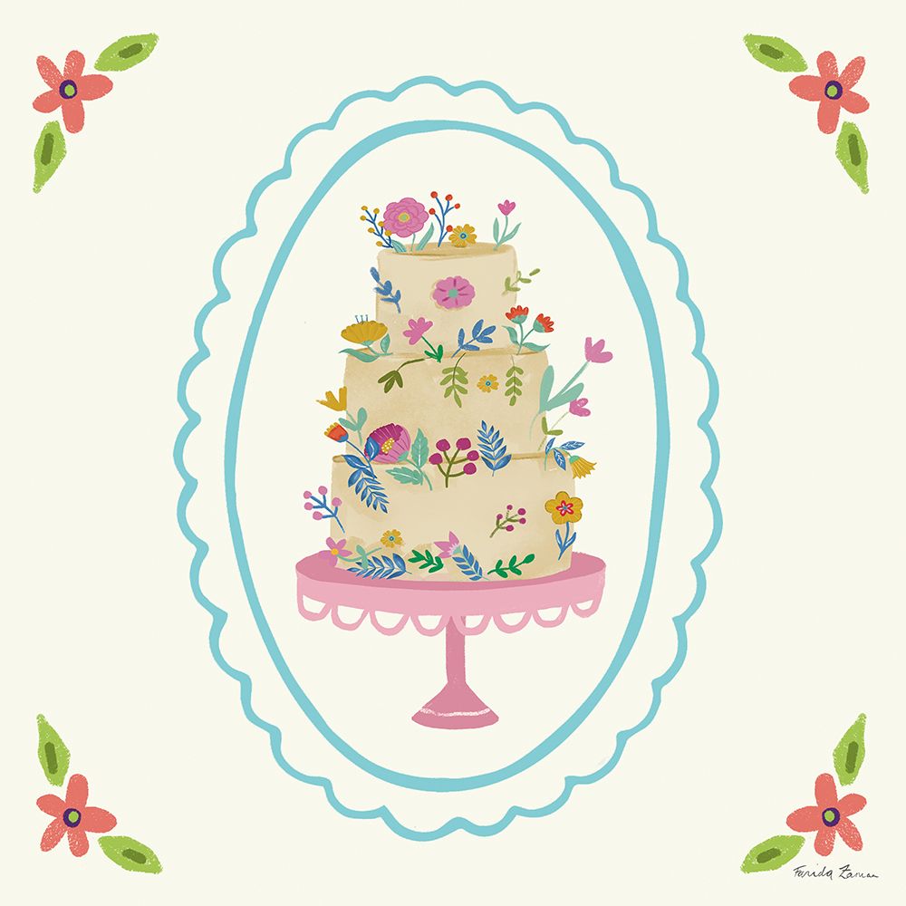 Pretty Cake II art print by Farida Zaman for $57.95 CAD