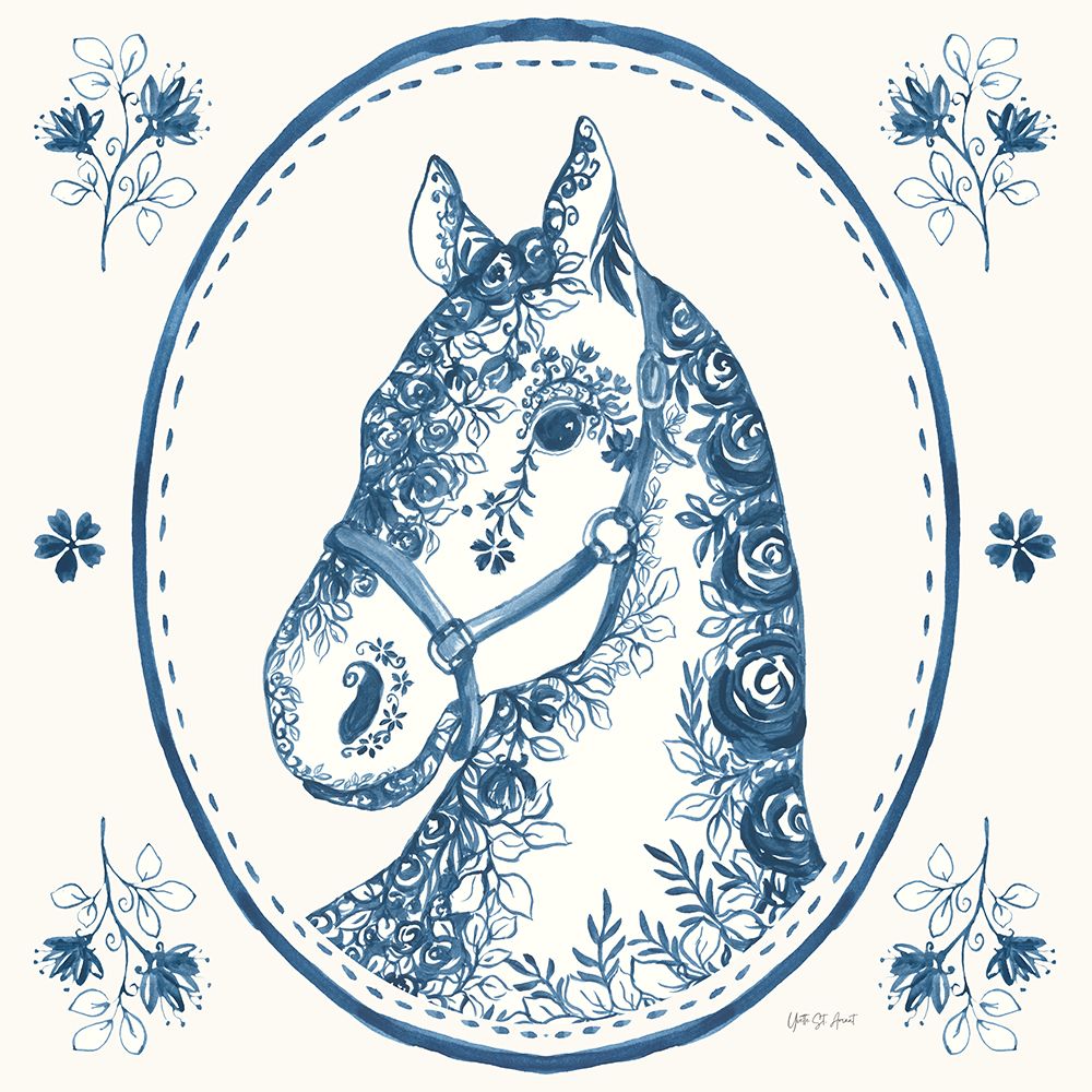 Chinoiserie Cowgirl II art print by Yvette St. Amant for $57.95 CAD