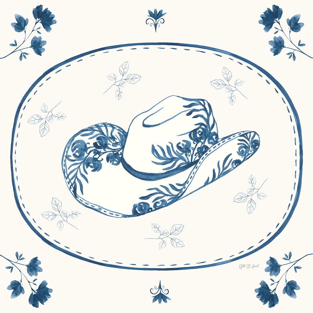 Chinoiserie Cowgirl III art print by Yvette St. Amant for $57.95 CAD