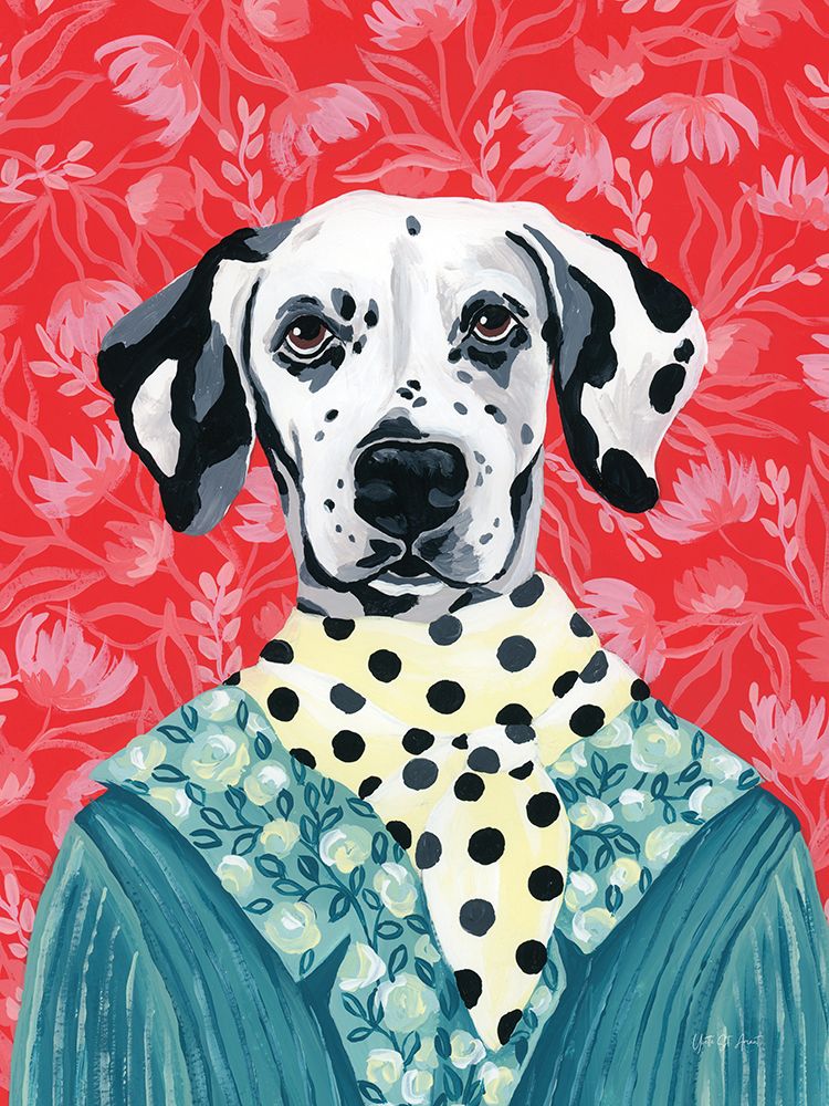 Dapper Dalmatian art print by Yvette St. Amant for $57.95 CAD